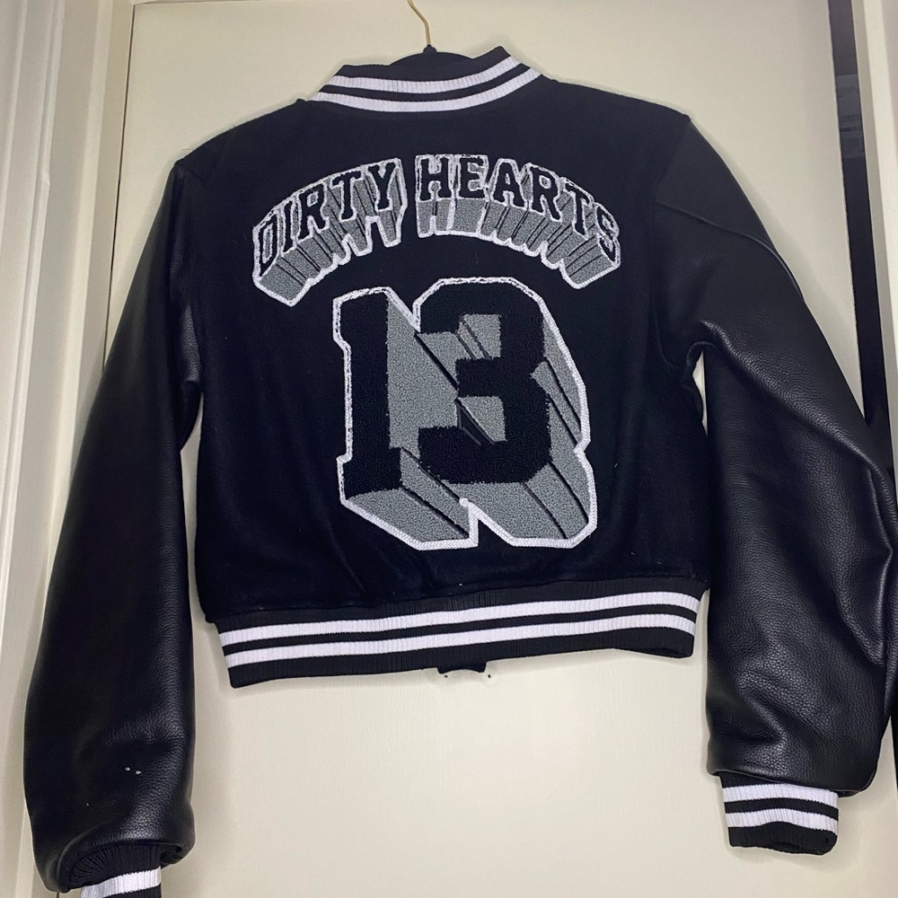 Dirty Hearts Custom Cropped Letterman